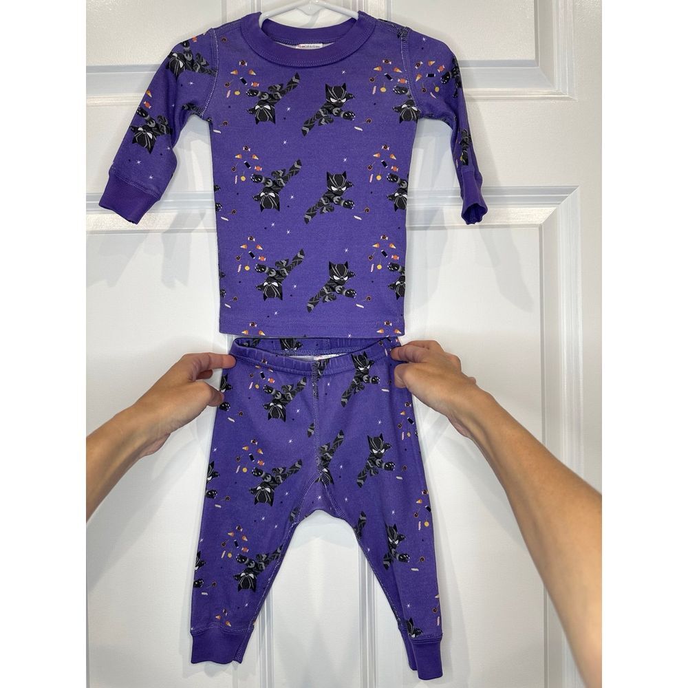 Hanna Andersson Disney Black Panther Pajamas Size 6-12‎ months